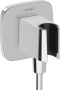 Hansgrohe Fixfit Q Wall Outlet with Shower Holder - Chrome