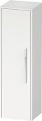 Duravit D-Code 1320 x 400mm 1 Door Left Opening Semi-Tall Cabinet - Matt White