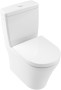 Villeroy & Boch O.Novo Close-Coupled Rimless Washdown Closed-Back Toilet Suite with Directflush - White Alpin