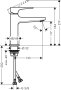 Hansgrohe Metropol Single Lever Basin Mixer 110 Coolstart with Lever Handle & Push-Open Waste