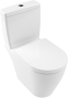 Villeroy & Boch Avento Close-Coupled Rimless Washdown Toilet Suite with Directflush - White Alpin