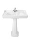 Roca Carmen 800 x 500mm 1 Tap Hole Wall-Hung Basin