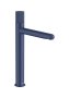 Roca Nu XL Basin Mixer with Stripe Handle - Cobalt Blue