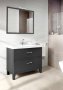 Roca Romea 800mm 2 Drawer Vanity Unit & Basin - Anthracite Satin