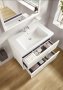 Roca Romea 1000mm 2 Drawer Vanity Unit & Basin - White Satin