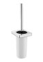 Roca Tempo Wall-Mounted Toilet Brush Holder - Chrome