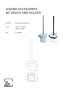 The White Space Legend Toilet Brush & Holder - Chrome