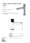 The White Space Knurled Mono Basin Mixer with Pop-Up Waste - Chrome