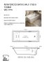 The White Space Vale 1700 x 750mm Single-Ended Bath