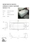 The White Space Arnold 1680 x 685mm Single-Ended Bath