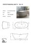 The White Space Sulis 1700 x 780mm Freestanding Bath