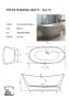 The White Space Sulis 1800 x 780mm Freestanding Bath