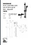 The White Space Yes Dual Control Bar Shower Valve with Slide Rail & Easy Fit - Matt Black