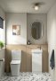 Tavistock Nimble 400mm Cloakroom Vanity Unit - Matt White