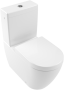 Villeroy & Boch Subway 2.0 Close-Coupled Rimless Washdown Toilet Suite with Directflush - White Alpin