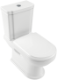 Villeroy & Boch Hommage Close-Coupled Washdown Toilet - White Alpin