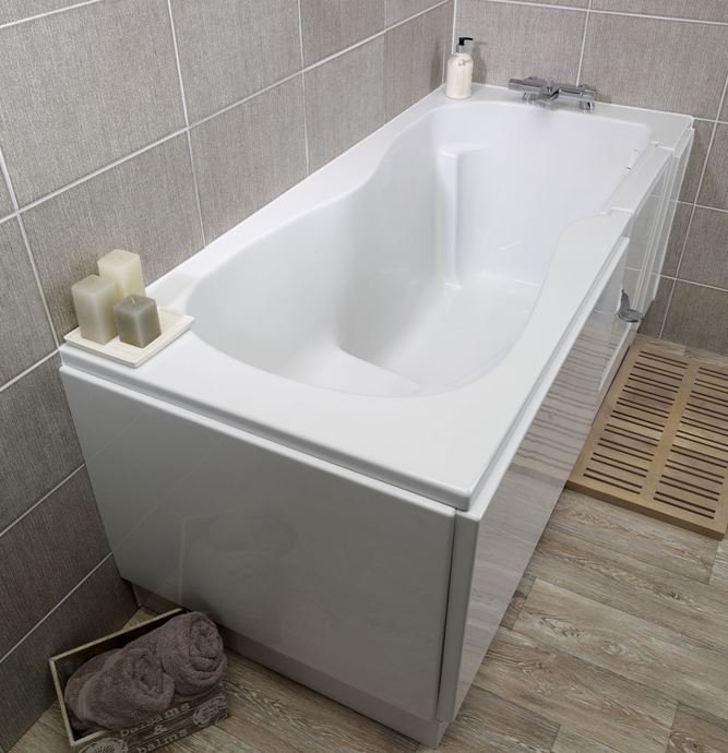 Kubex Pearl Walk-in Bath with Moulded 