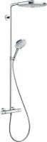 Hansgrohe Raindance Select S Showerpipe 300 2jet with Thermostatic Shower Mixer - Chrome