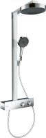 Hansgrohe Rainfinity Showerpipe 250 1jet Ecosmart with Showertablet 350 - Chrome