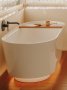 Roca Tura Stonex Oval Freestanding Bath with Ambient LED Light