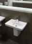 TOTO CF 650mm Square Basin with 1 Tap Hole & Overflow