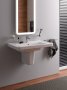 TOTO CF 850mm Square Basin with 1 Tap Hole & Overflow