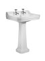 Tavistock Vitoria 600mm 2 Tap Hole Basin