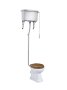 Tavistock Vitoria High Level Toilet & Cistern with Pipe Kit