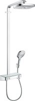 Hansgrohe Raindance Select E Showerpipe 300 2jet Ecosmart with Showertablet Select 300 - Chrome