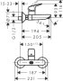 Hansgrohe Logis Single Lever Basin Mixer for Exposed Installation