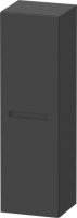 Duravit No.1 400 x 1320mm Semi-Tall Left Handed Cabinet - Matt Graphite