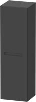 Duravit No.1 400 x 1320mm Semi-Tall Right Handed Cabinet - Matt Graphite
