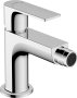 Hansgrohe Rebris E Single Lever Bidet Mixer with Metal Pop-Up Waste Set - Chrome