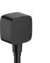 Hansgrohe Fixfit Wall Outlet with Non-Return Valve - Matt Black