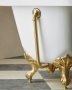 Tavistock Exposed Overflow Kit with Chain Waste - Brass