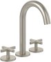 Villeroy & Boch Loop & Friends Three-Hole Basin Mixer - Matt Brushed Nickel