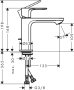 Hansgrohe Rebris E Single Lever Basin Mixer 110 Coolstart Set