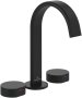 Villeroy & Boch Dawn Deck-Mounted Three-Hole Basin Mixer - Matt Black