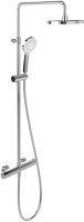 Villeroy & Boch Universal Exposed Dual Shower System with 200mm Shower Head - Chrome