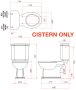 B.C Sanitan Belgravia Close Coupled 6 Litre Cistern - Stock Clearance