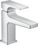 Hansgrohe Metropol Single Lever Basin Mixer 100 with Lever Handle for Handrinse Basins with Push-Open Waste Set