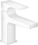 Hansgrohe Metropol Single Lever Basin Mixer 100 with Lever Handle Including Waste Set - Matt White