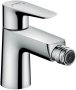 Hansgrohe Talis E Single Lever Bidet Mixer with Pop-Up Waste - Chrome