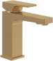 Villeroy & Boch Architectura Square Single-Lever Basin Mixer - Brushed Gold