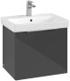 Villeroy & Boch Architectura 550 x 470mm 1 Drawer Vanity Unit - Grey