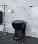 Burlington Back-To-Wall Toilet - Jet Black