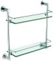 The White Space Capita Double Shelf - Chrome