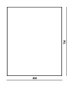 The White Space 600 x 700mm Rectangular Non-Illuminated Mirror