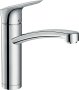 Hansgrohe Logis M31 Single Lever Kitchen Mixer 160 with Collapsible Body, Single Spray Mode - Chrome