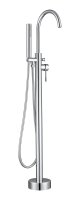 The White Space Pin Floorstanding Bath/Shower Mixer - Chrome